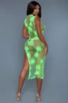 Picture of BE WICKED ALL NIGHT LONG DRESS GREEN O/S