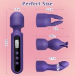 Picture of TRACY'S DOG Wand Vibrator Kit Purple