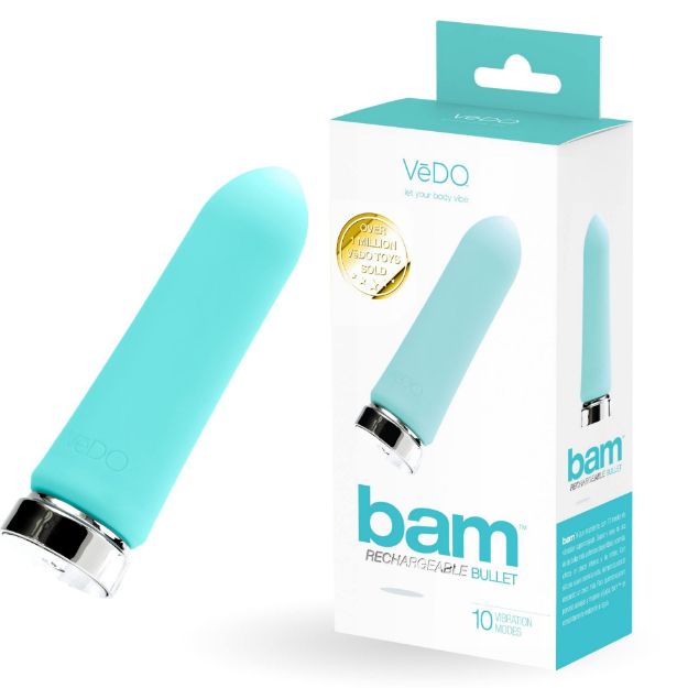 Picture of VEDO BAM MINI RECHARGEABLE MINI BULLET - Turquoise