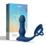Picture of HONEY PLAY BOX Cyrus App-Controlled Thrusting Prostate Massager With Cock Ring - Blue