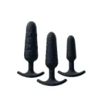 Picture of VEDO TRIO ANAL PLUG SET - WEIGHTED AND TEXTURED