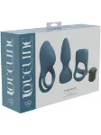 Picture of LOVELINE - Pleasure Kit + 3 Interchangeable Sleeves & Vibrating Bullet - Blue/Grey