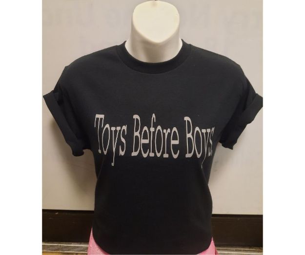 Picture of Toys Before Boys(™) T-Shirt - Black
