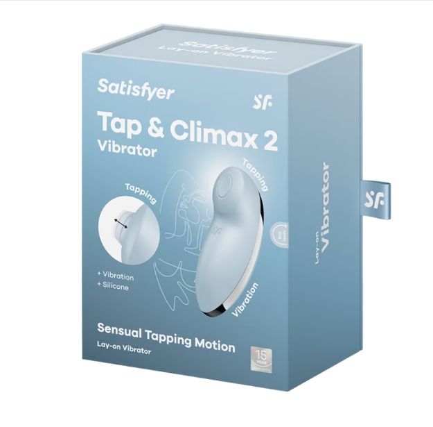 Picture of Satisfyer Tap & Climax 2 Blue