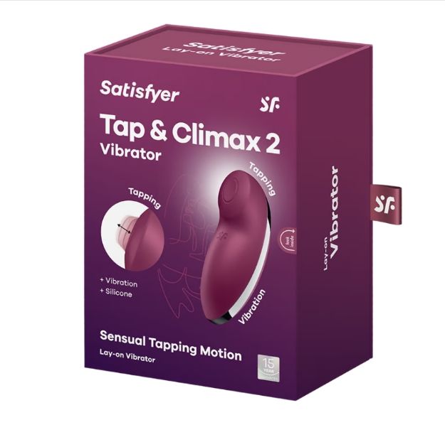 Picture of Satisfyer Tap & Climax 2 Red 