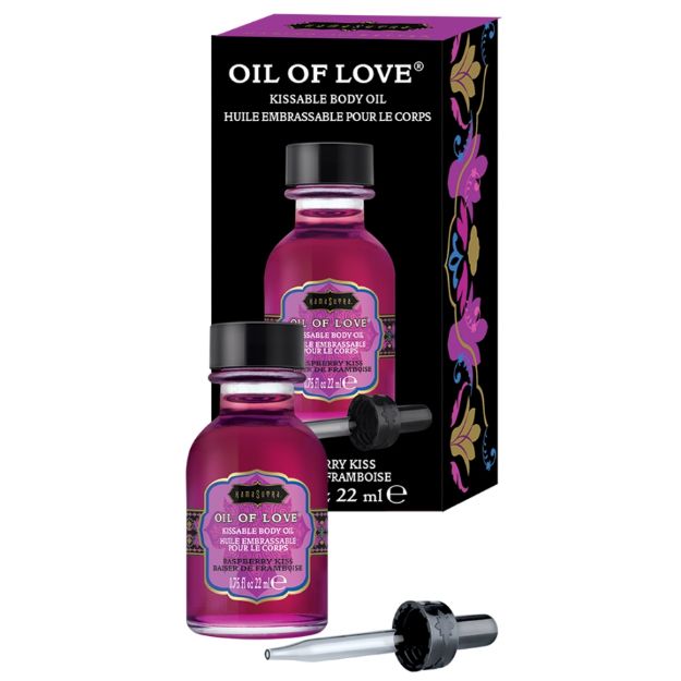 Picture of KamaSutra - Oil of Love Raspberry Kiss 0.75 fl oz/22mL 