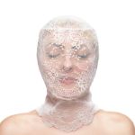 Picture of Taboo Fetish & Fashion Lace Hood - White 