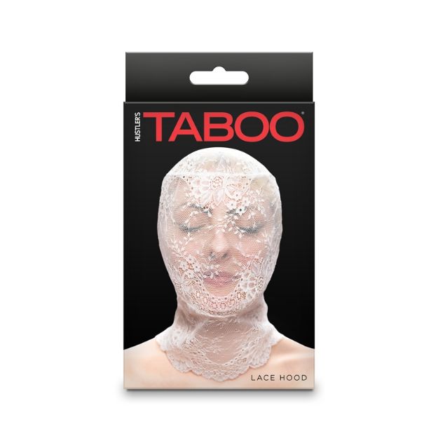 Picture of Taboo Fetish & Fashion Lace Hood - White 