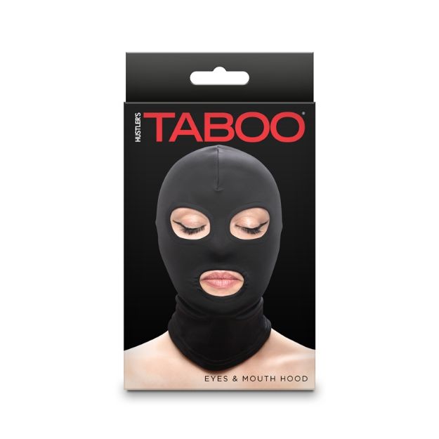 Picture of TABOO Fetish & Fashion - Eyes & Mouth Hood - Black 