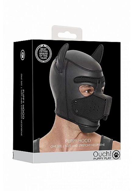 Picture of OUCH! Neoprene Puppy Hood - Black 