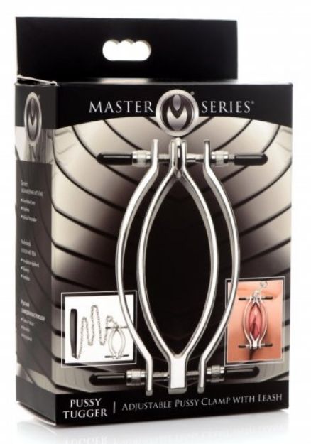 Picture of Master Series Pussy Tugger Adjustable Pussy Clamp & Leash 