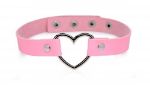 Picture of Master Series Heart Choker Necklace - Pink 