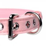 Picture of Master Series Golden Kitty Cat Bell Collar - Pink/Silver 