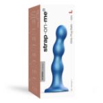 Picture of Strap-On-Me Dildo Plug Balls Metallic Blue Large