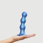 Picture of Strap-On-Me Dildo Plug Balls Metallic Blue Large