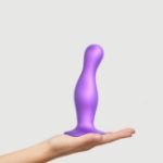 Picture of Strap-On-Me Dildo Plug Curvy Metallic Purple Large