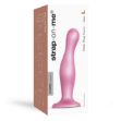 Picture of STRAP-ON-ME DILDO PLUG CURVY METALLIC SUGAR PINK LARGE