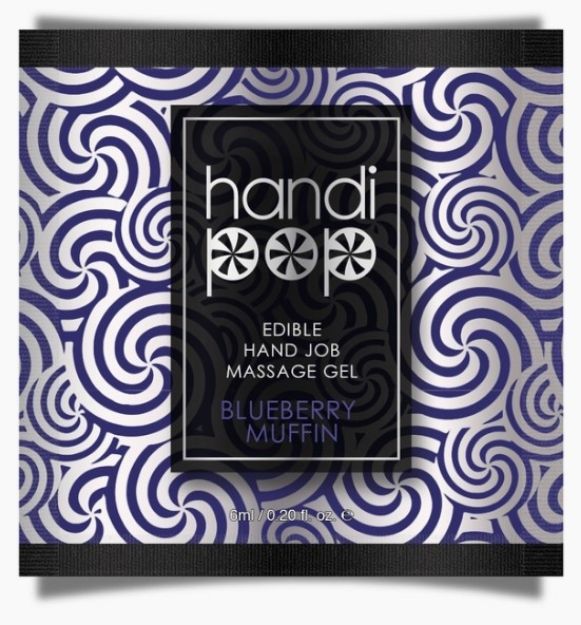Picture of Sensuva - Handipop Edible Handjob Massage Gel - Blueberry Muffin 4oz