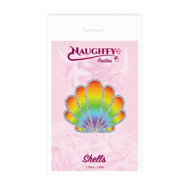 Picture of Naughty Glitter – Shells Nipple Pasties