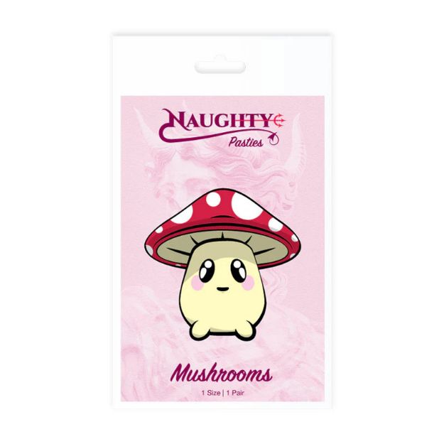 Picture of Naughty Glossy – Mushrooms Nipple Pasties