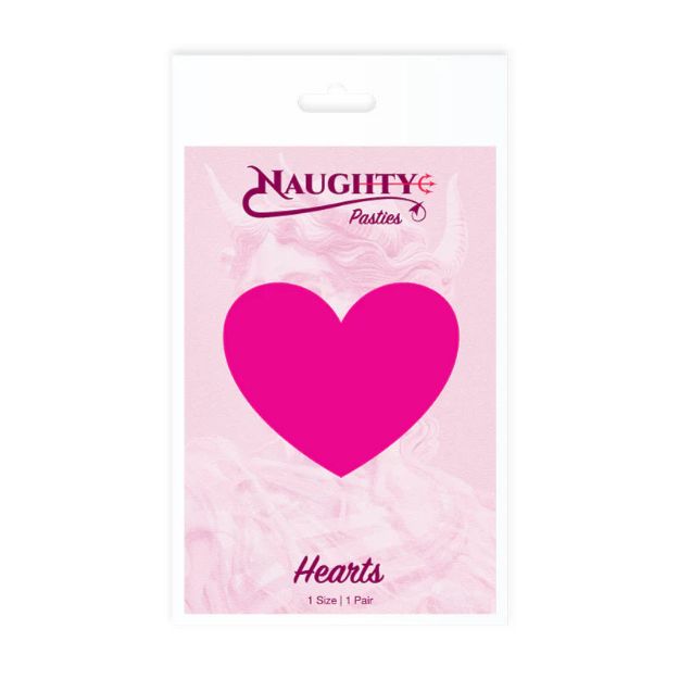 Picture of Naughty Glossy – Neon Heart Nipple Pasties