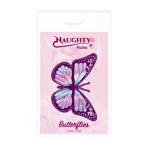 Picture of Naughty Holographic – Butterflies Nipple Pasties