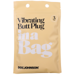 Picture of IN A BAG  Vibrating Butt Plug In A Bag - 3 " Black 
