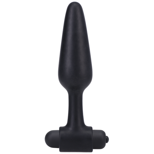Picture of IN A BAG - VIBRATING BUTT PLUG IN A BAG - 5" BLACK