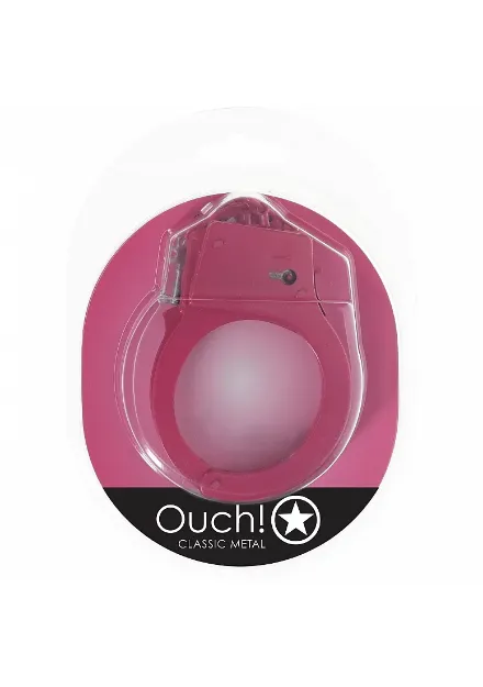 Picture of Ouch! - Classic Metal Handcuffs - Pink