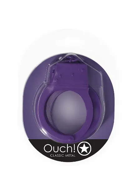 Picture of Ouch! - Classic Metal Handcuffs - Purple