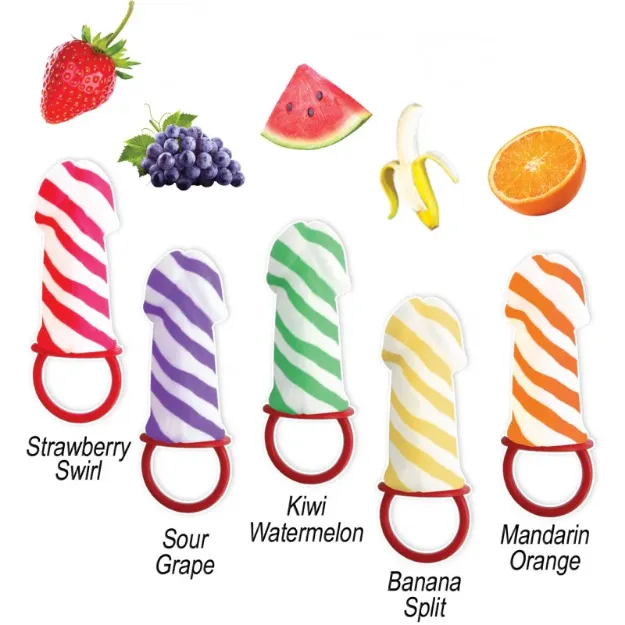 Picture of Candy Stripers Pecker Candy Ring Pops Assorted