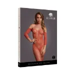 Picture of Le Desir Lace Long-Sleeved Bodystocking Sunset Glow O/S
