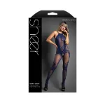 Picture of Fantasy Lingerie Sheer Rhapsody Crotchless Ornamental Pattern Bodystocking O/S