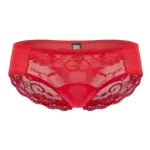 Picture of MALE POWER SASSY LACE BIKINI SOLID POUCH RED - Large