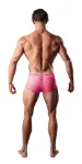 Picture of Male Power Mini Short Neon Lace Hot Pink - Medium
