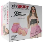 Picture of Mini Skirt Pussy & Ass Masturbator Jillian Janson
