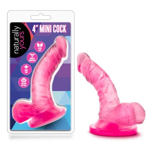 Picture of NATURALLY YOURS 4" MINI COCK-PINK