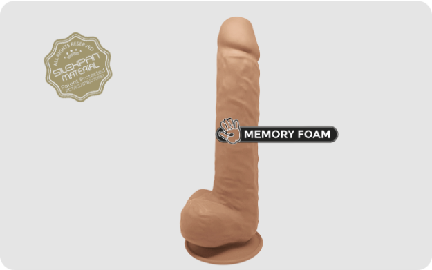 Picture of Silexd – Model 1  Realistic Dildo 15" - Beige