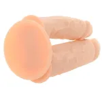 Picture of SILEXD - Model 1 Double Penetrator Vibrating Dildo 8"/7" - Beige