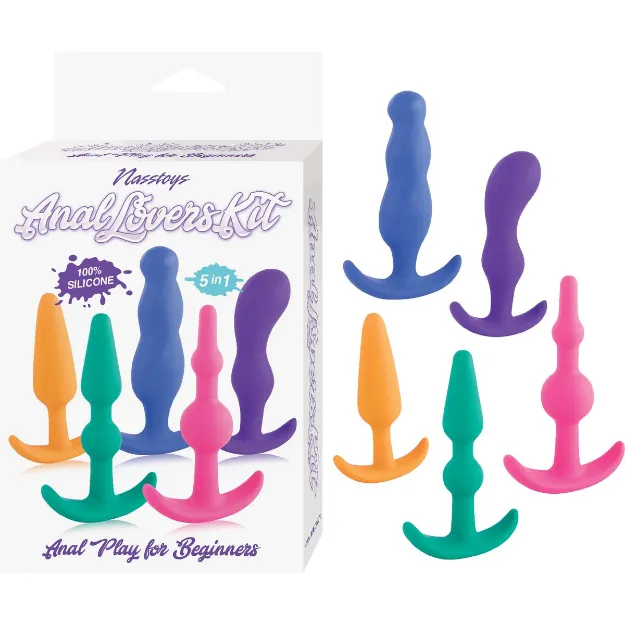 Picture of Anal Lovers Kit 5pc - Multicolour