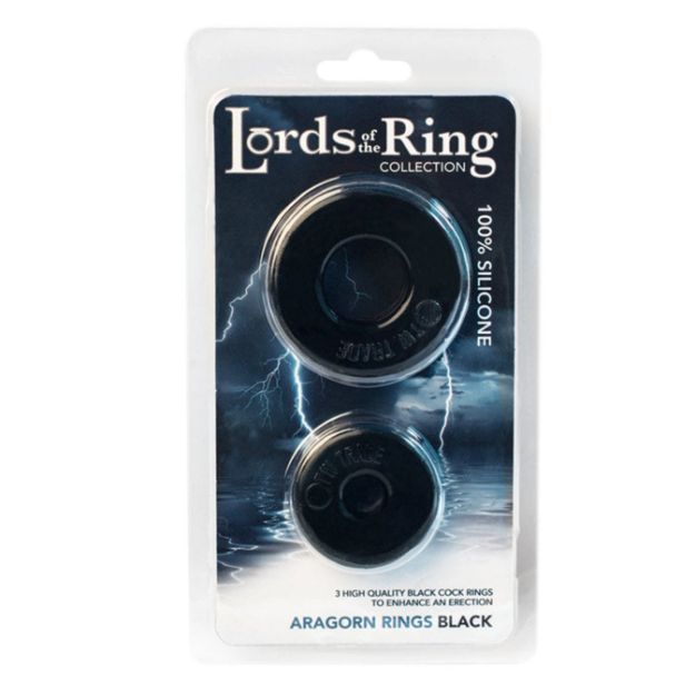 Picture of Lords of The Ring Cock Ring - Aragorn Black