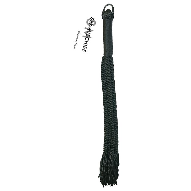 Picture of SEX & MISCHIEF - Shadow Rope Flogger Black