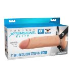 Picture of Fantasy X-Tensions Elite 8" Hollow Strap-On Dual Density - Light 