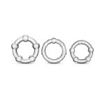 Picture of STAY HARD - Beaded Cock Rings  Clear
