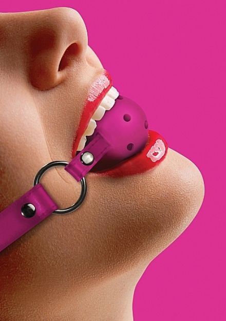 Picture of OUCH! - Breathable Gag Ball Pink 
