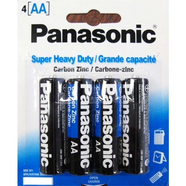 Picture of Panasonic Super HD Power 'AA' Batteries 4-pack 