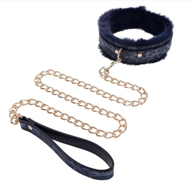 Picture of Sportsheets - Cougar Fur Collar & Leash 
