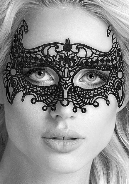 Picture of OUCH! B&W LACE EYE MASK - EMPRESS