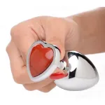 Picture of BOOTY SPARKS Gemstones Red Jasper Heart Plug - Large