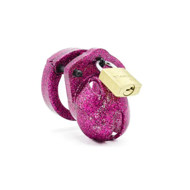 Picture of Mini-Me Cock Cage Chastity Kit - Pink Glitter